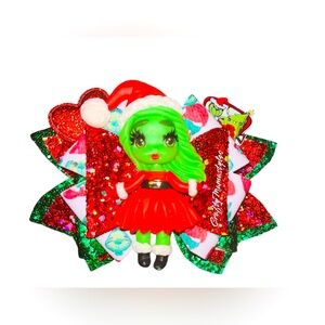 Christmas hairbow 🎄